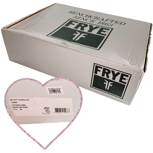 ✿FINAL💰DROP✿ Frye Dark Brown Wyatt Overlay Boots - Picture 5 of 16